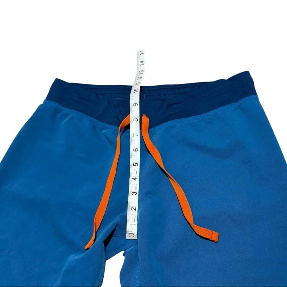 FIGS T21003P Technical Blue Scrub Pants Size S/P – Drawstring Waist, Stretch Fit